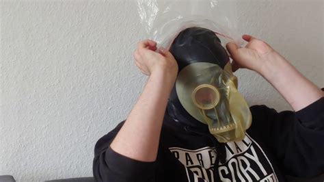 Latex Gas Mask Master Rubber Slave Bondage Bag Breathplay A Blowjob 4 years. 2:50. Latex JK lesbian king game breathplay femdom part 1 3 years. 6:27.